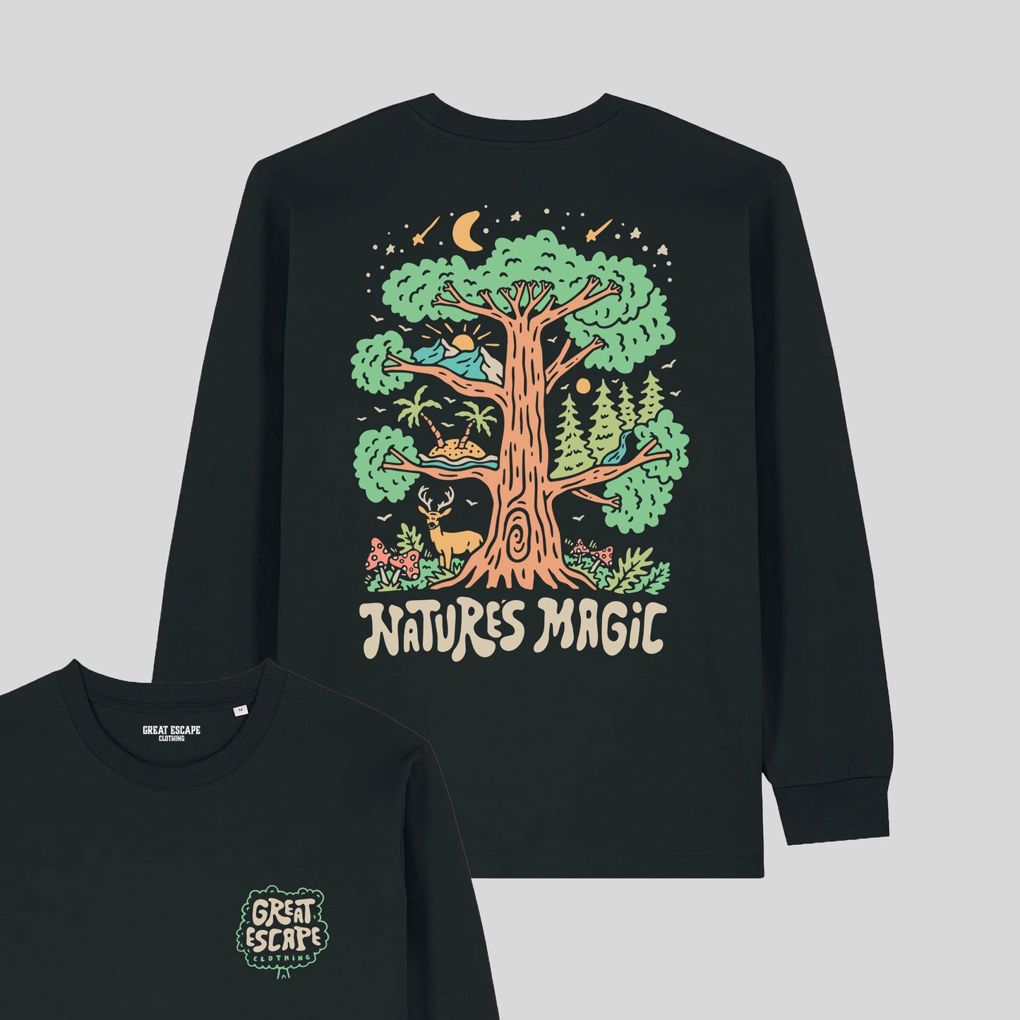 Organic NATURE’S MAGIC Long Sleeve T-Shirt