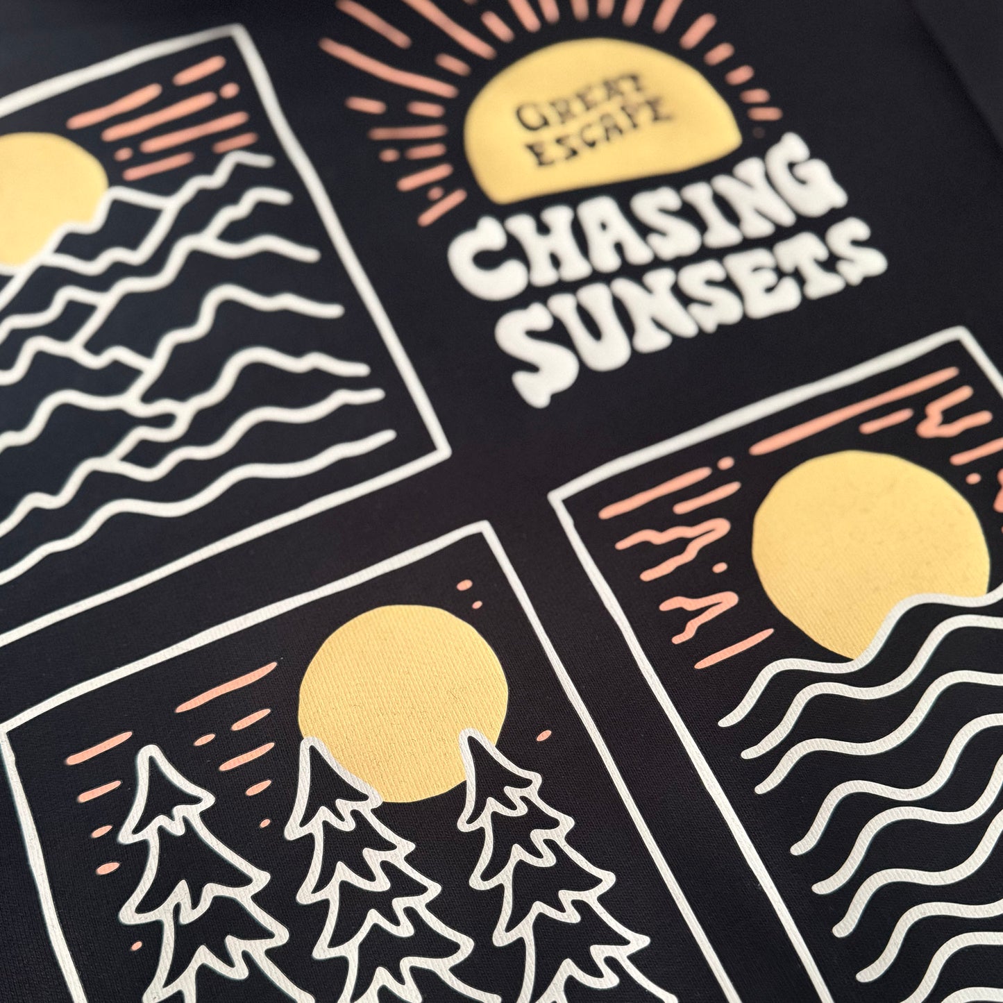 Organic CHASING SUNSETS T-Shirt