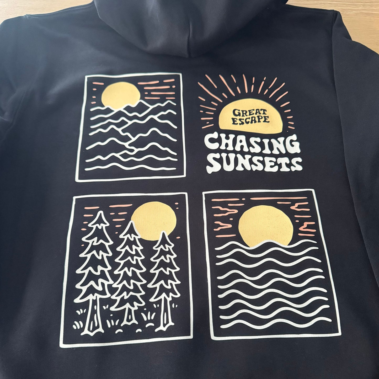 Organic CHASING SUNSETS Hoodie