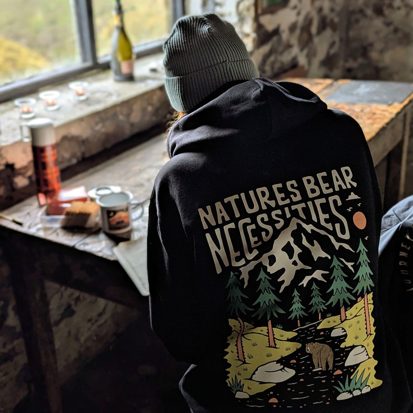 Organic Natures Bear Necessities Hoodie