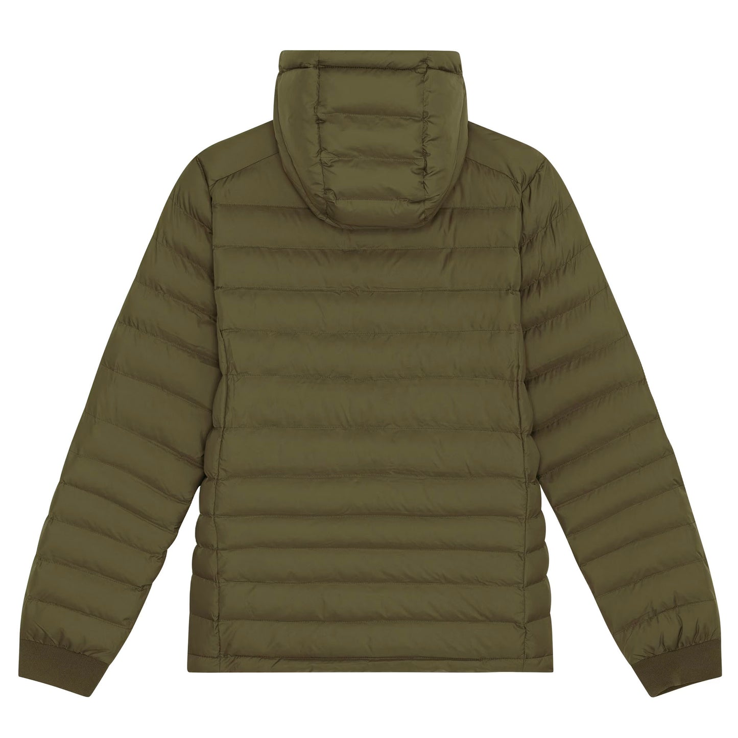 Woman’s Recycled Small Ribbed Padded Khaki Jacket