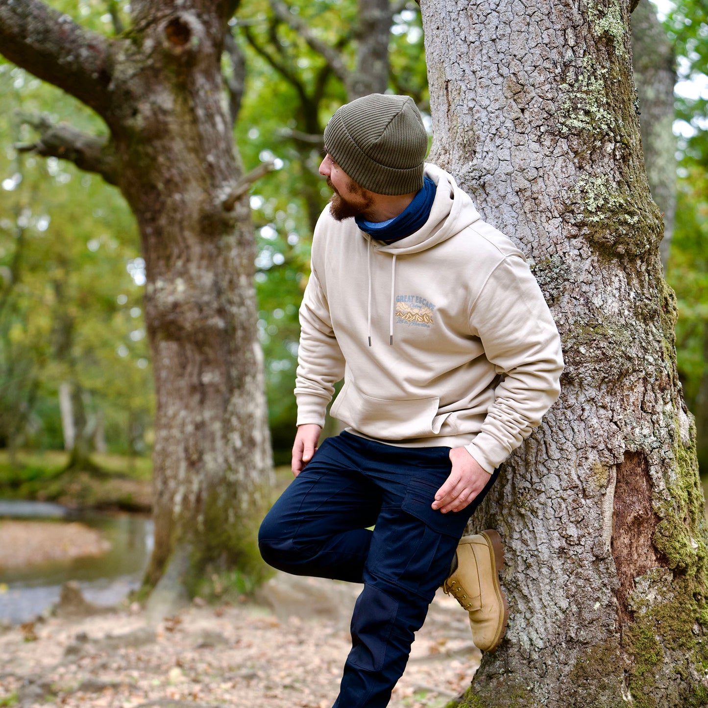 Organic Lost In Adventure Desert Sand Hoodie