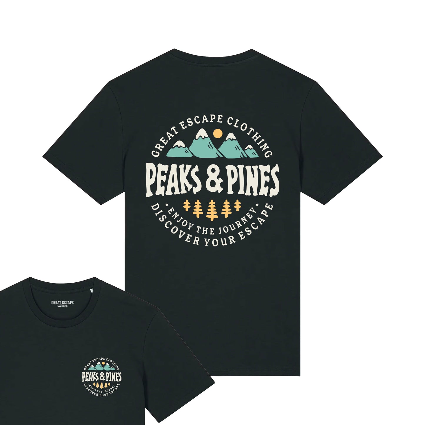 Organic PEAKS & PINES T-Shirt