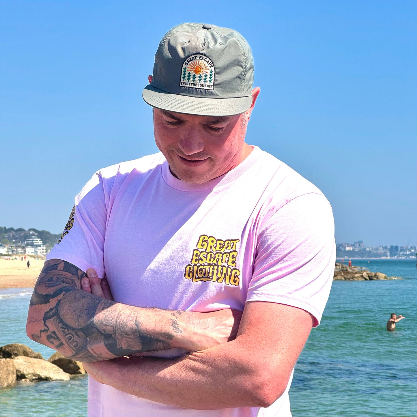 Recycled Fir Tree Green ENJOY THE JOURNEY Cap