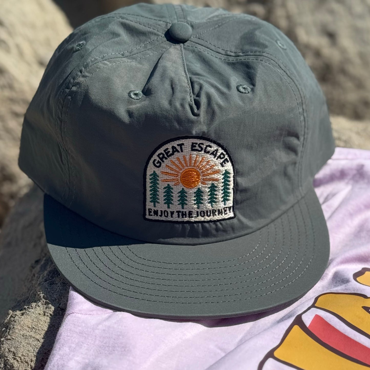 Fir Tree Green ENJOY THE JOURNEY Cap