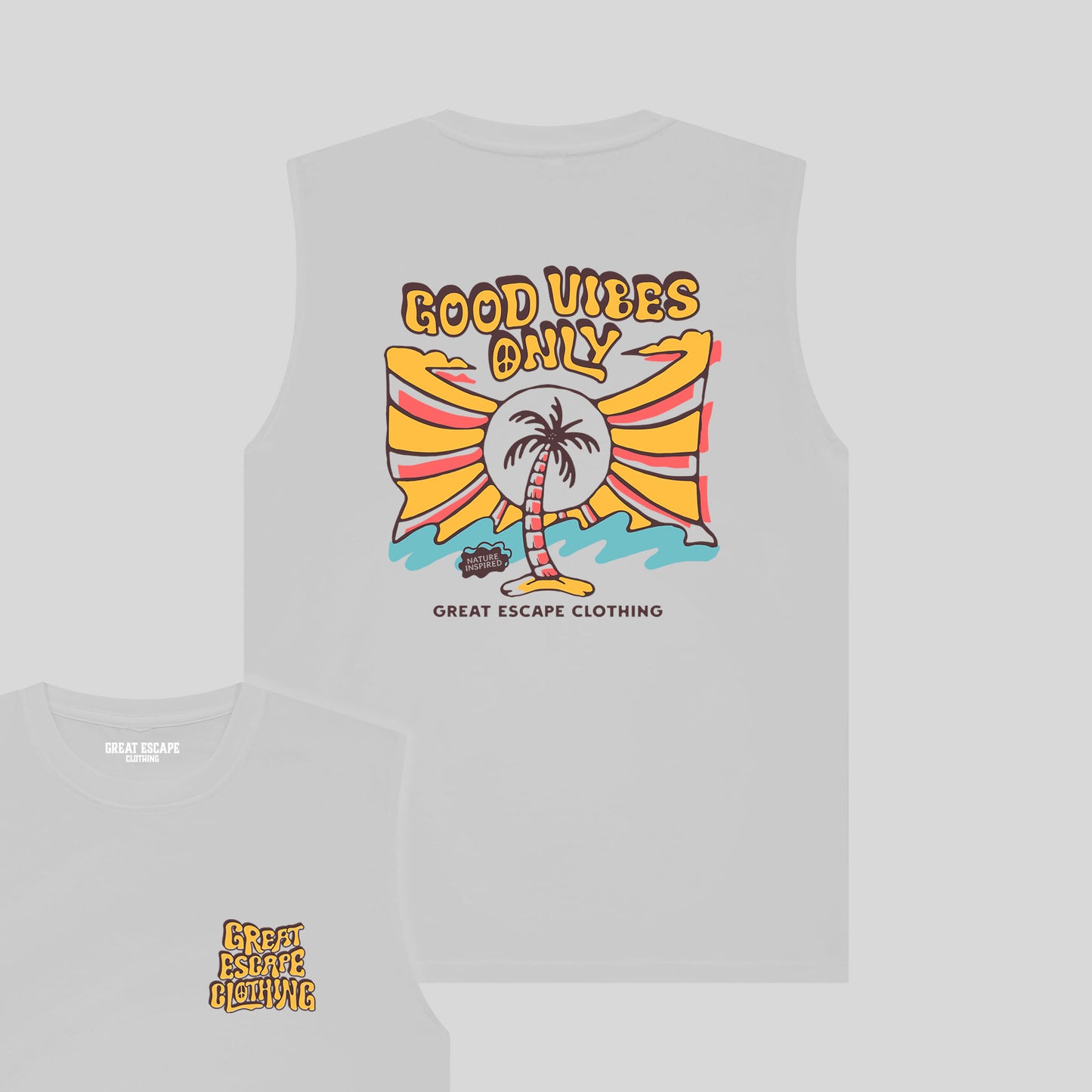 Organic GOOD VIBES ONLY Tank Top