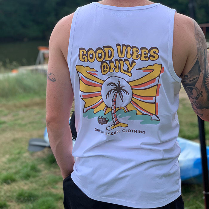 Organic Good Vibes Only Vest Top