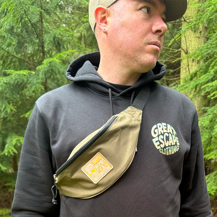 Recycled Calming The Mind Chest/Waist Bag