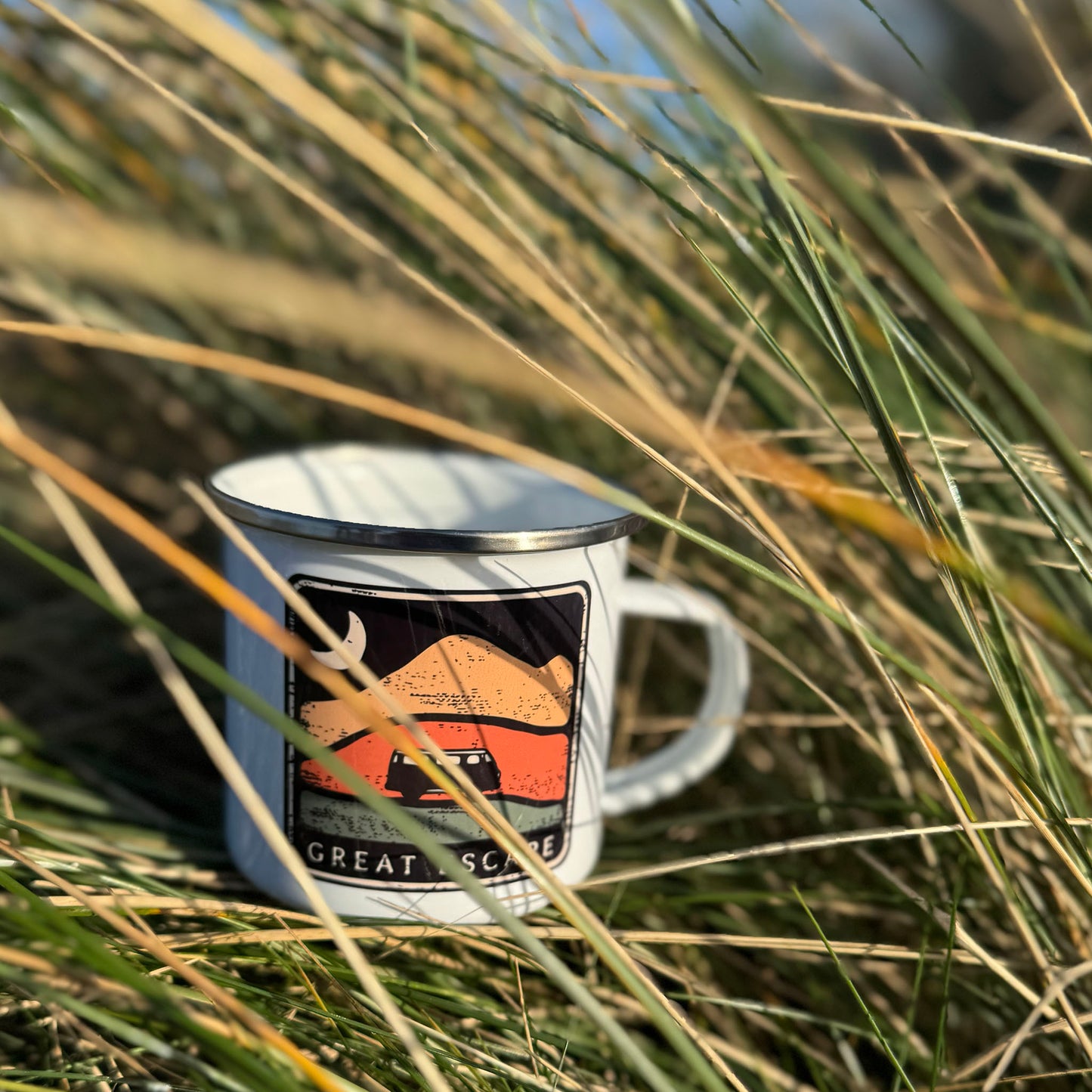 ESCAPE MORE Enamel Mug