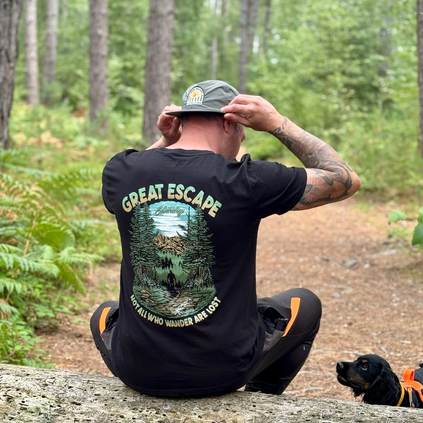 Organic Not All Who Wander Are Lost T-Shirt