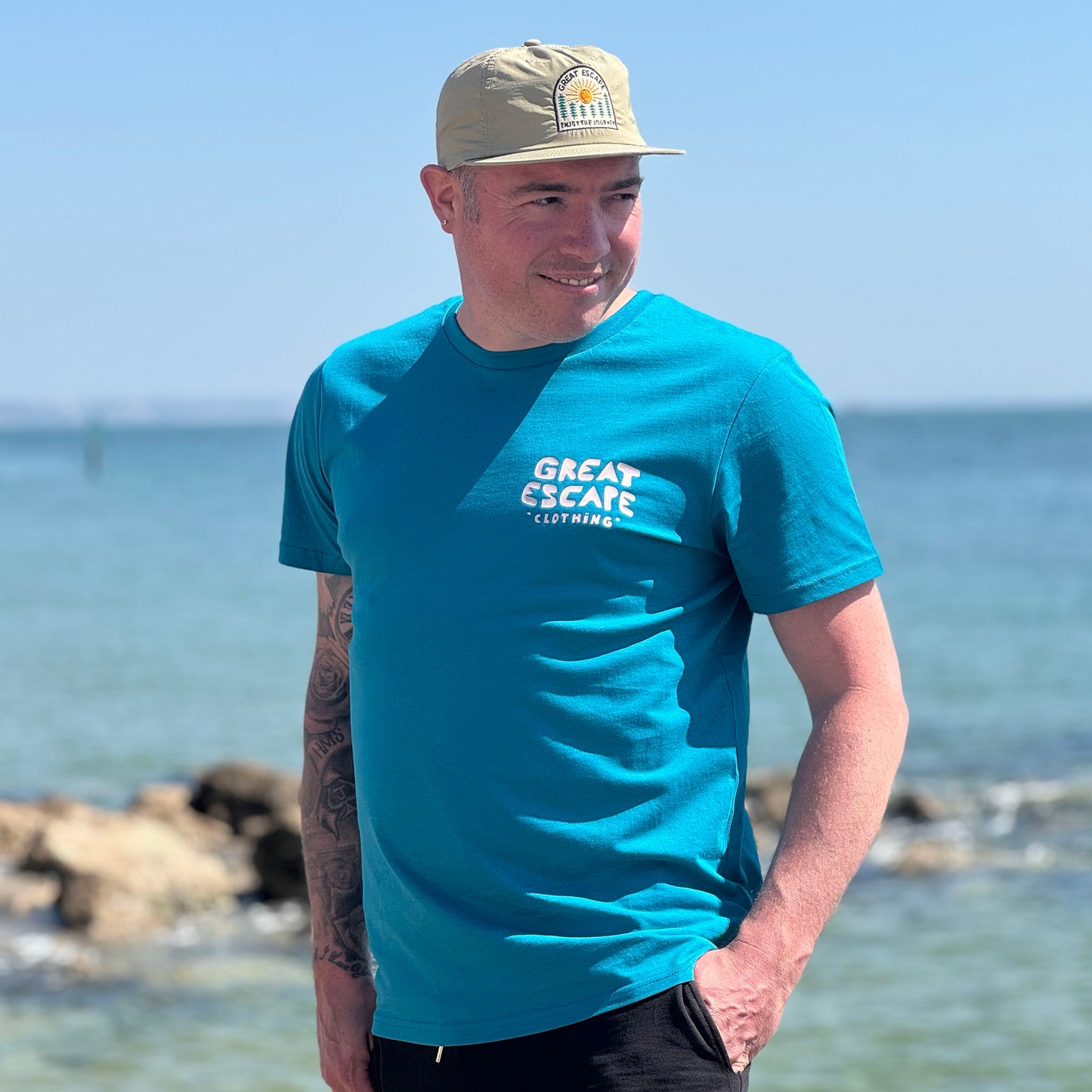 Organic HIGH TIDES SALTY VIBES T-Shirt