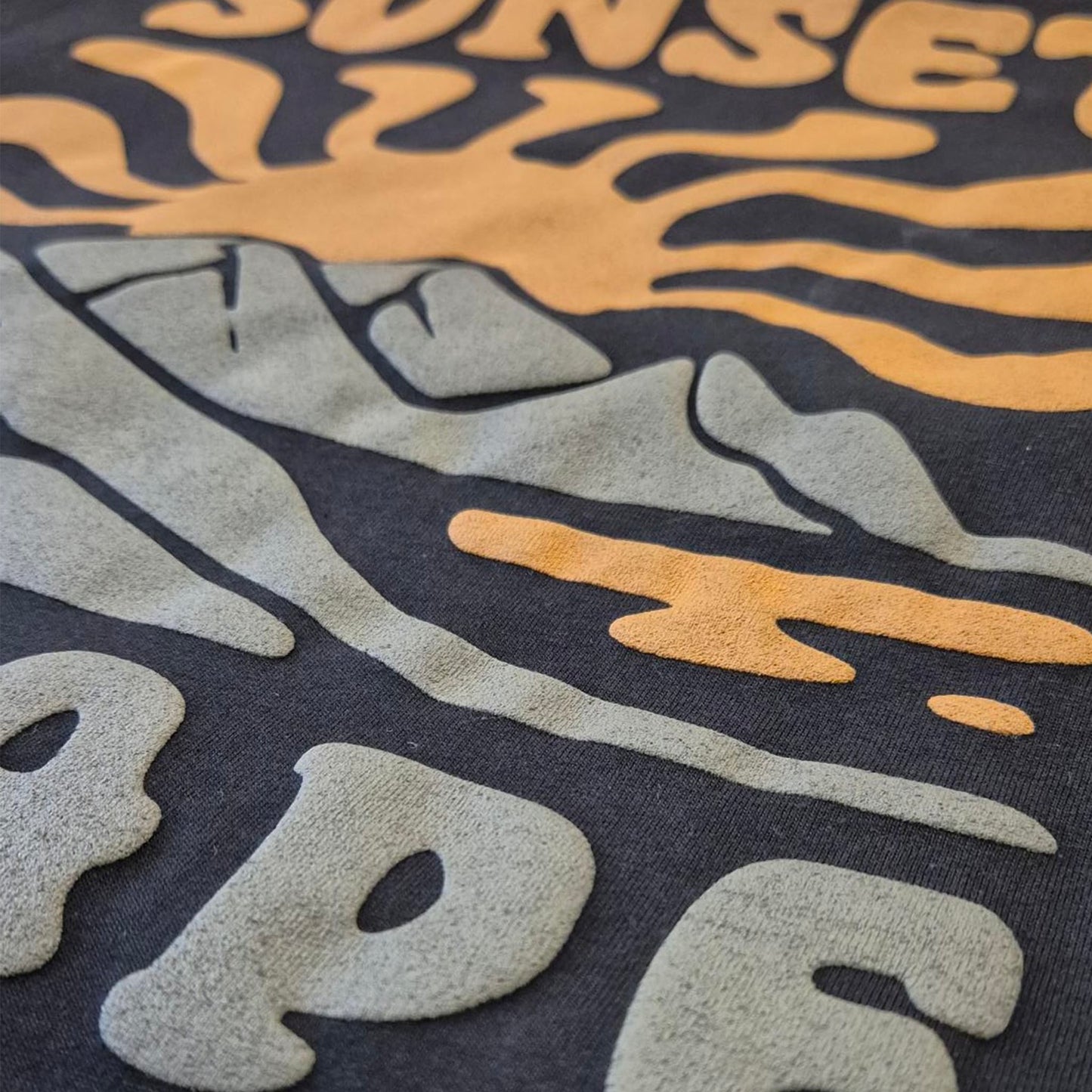 Organic SUNSET ESCAPE PUFF PRINT T-Shirt