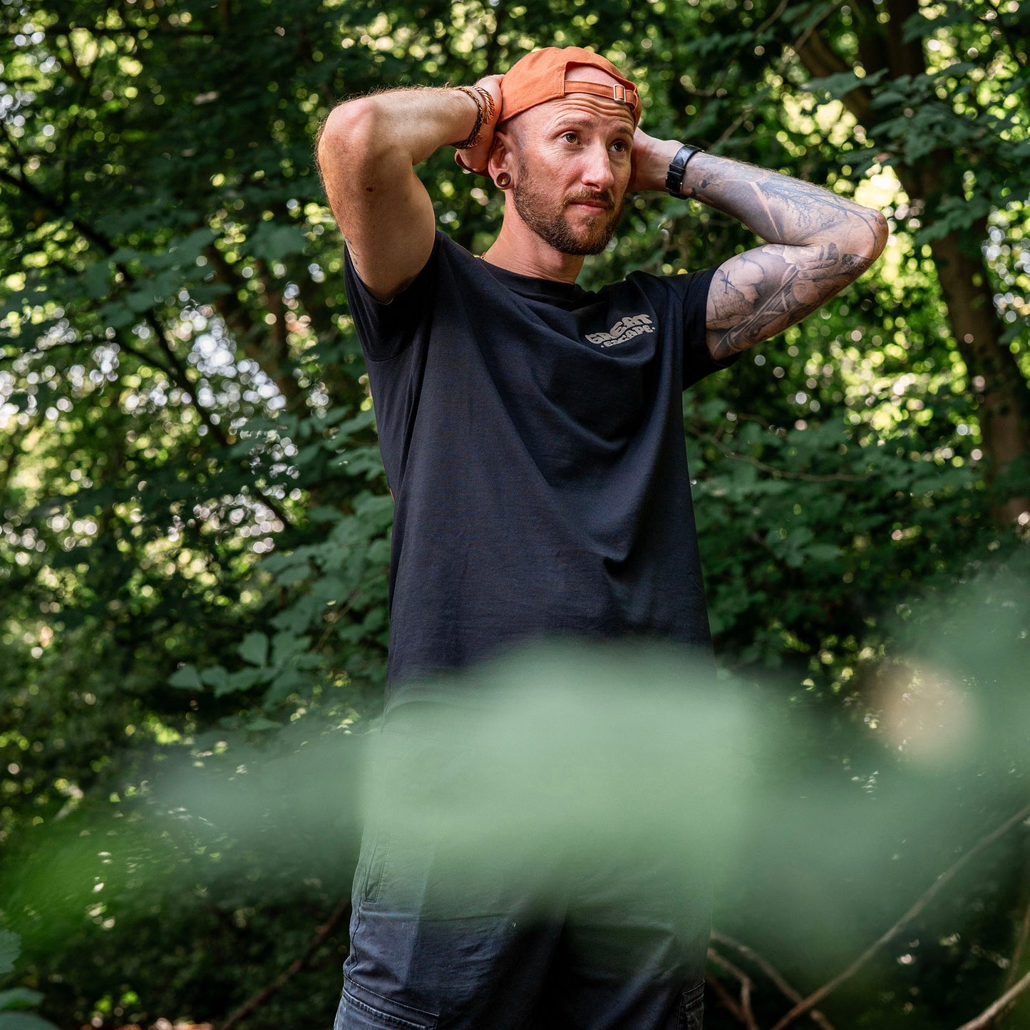 Organic SUNSET ESCAPE PUFF PRINT T-Shirt
