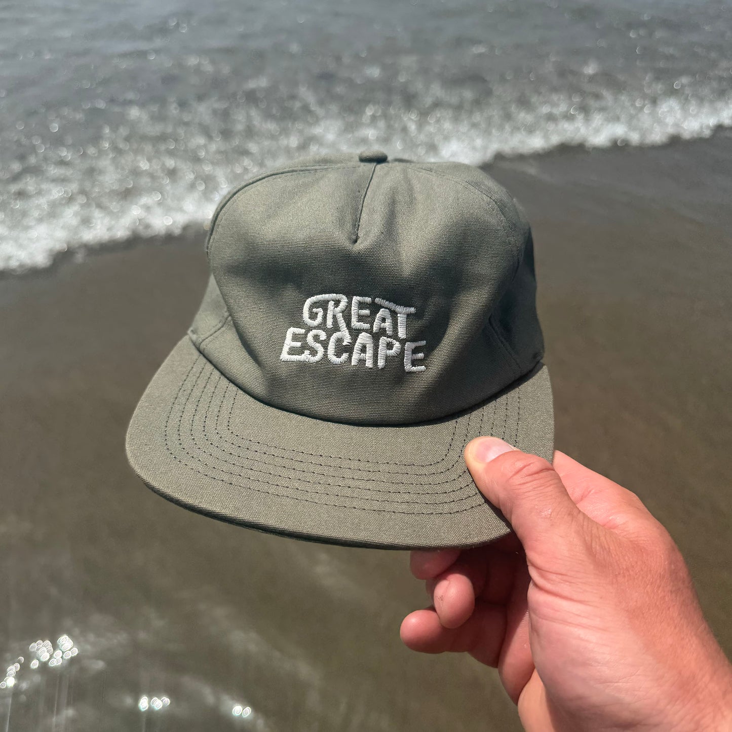 Organic Khaki GREAT ESCAPE Cap