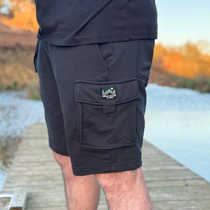Black Logo Shorts