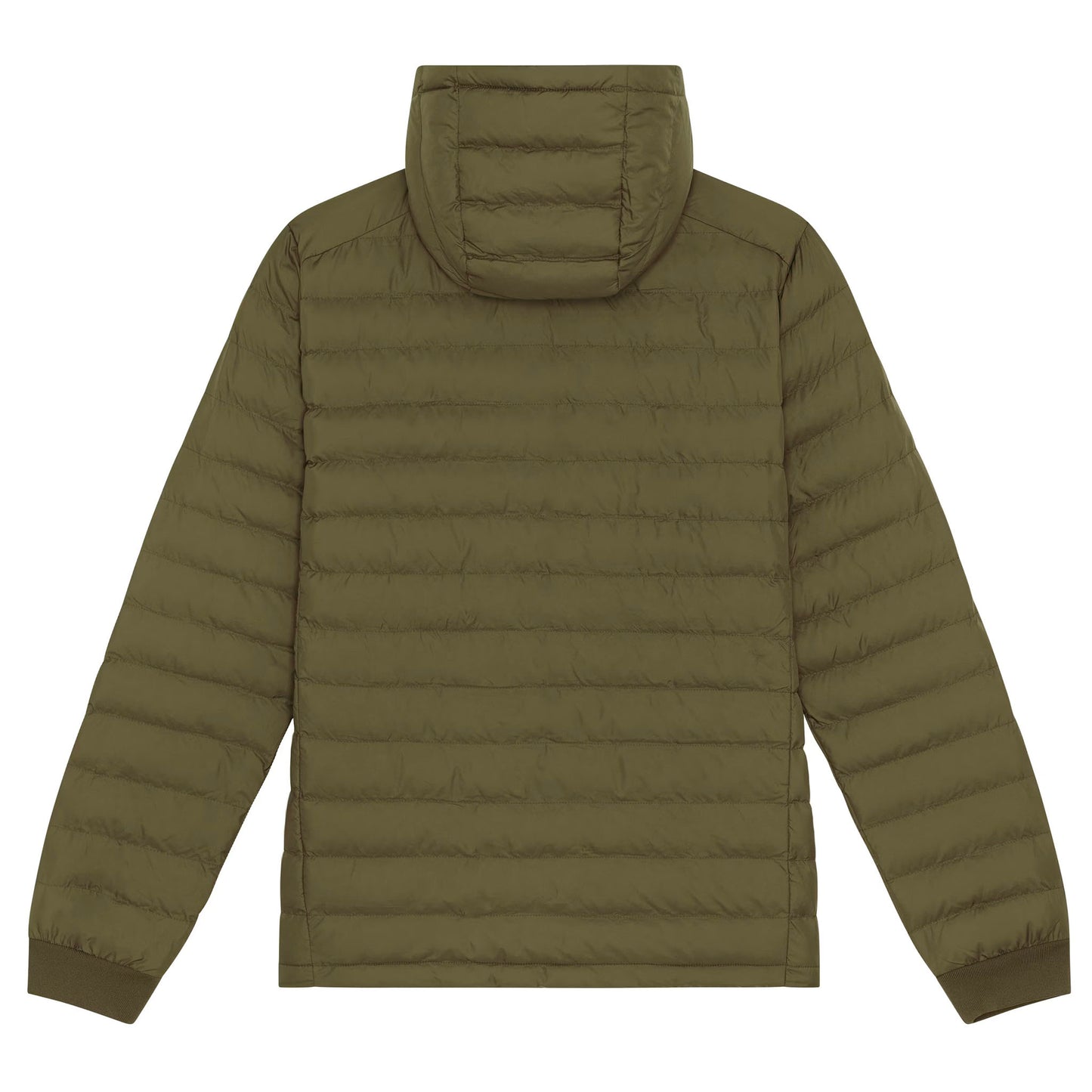 Mens Recycled Small Ribbed Padded Khaki Jacket