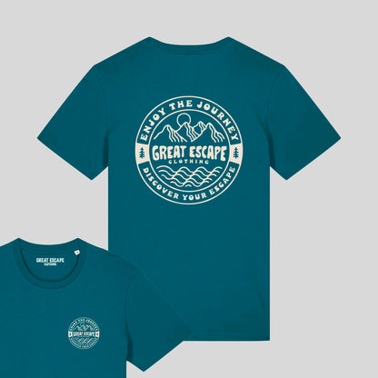 Organic GREAT ESCAPE Slogan T-Shirt