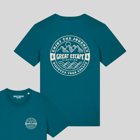Organic GREAT ESCAPE Slogan T-Shirt
