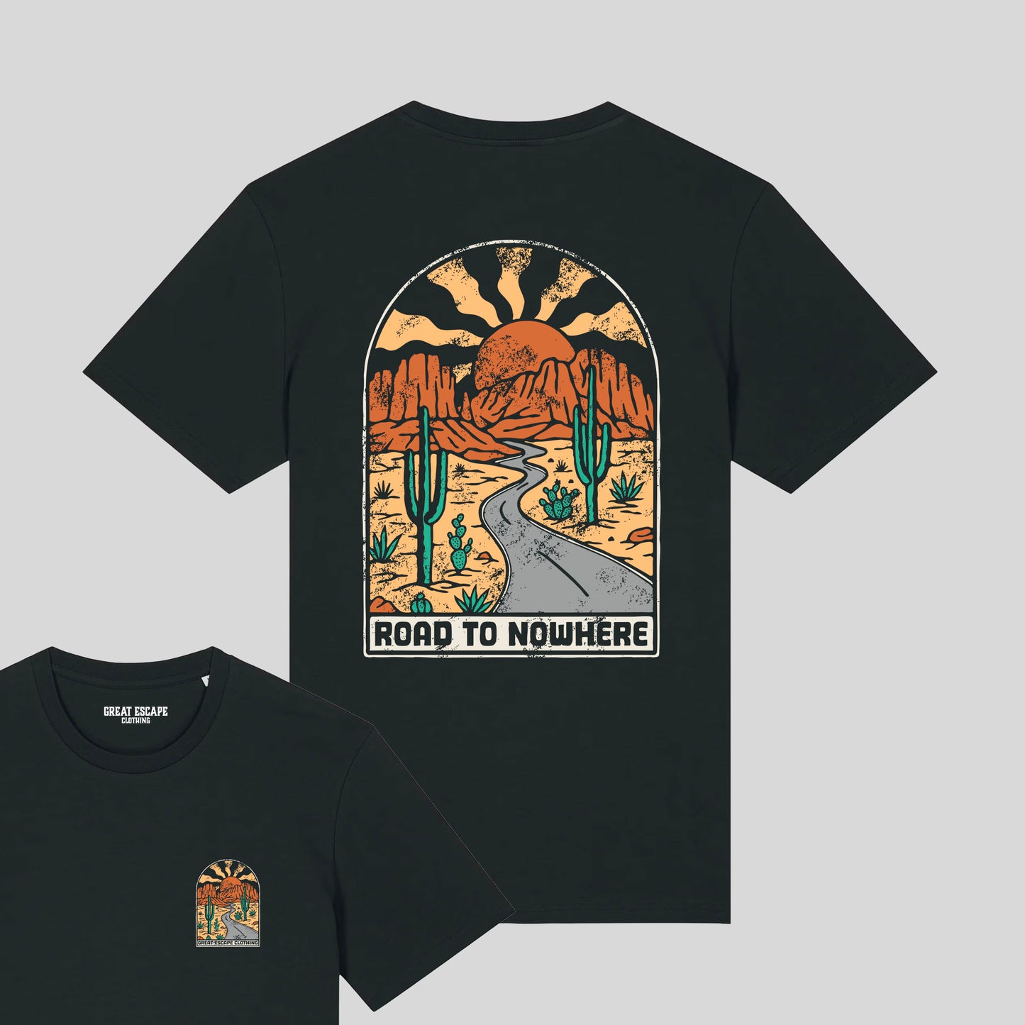 Organic ROAD TO NOWHERE T-Shirt