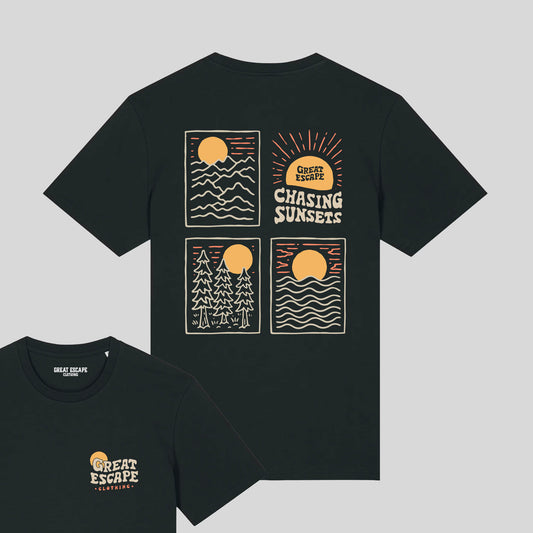 Organic CHASING SUNSETS T-Shirt