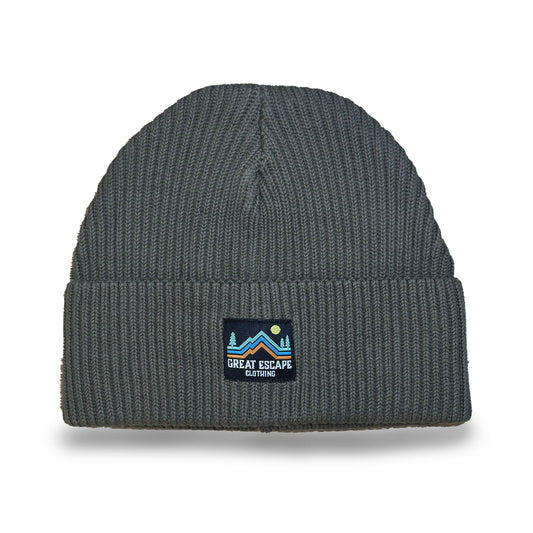 Khaki Logo Fisherman Beanie