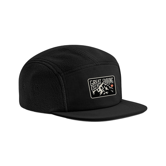 Black Recycled Fleece Cap