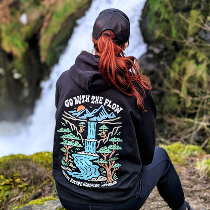 Organic GO WITH THE FLOW Hoodie