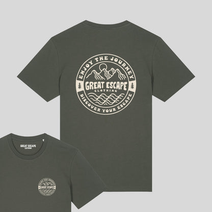 Organic GREAT ESCAPE Slogan T-Shirt