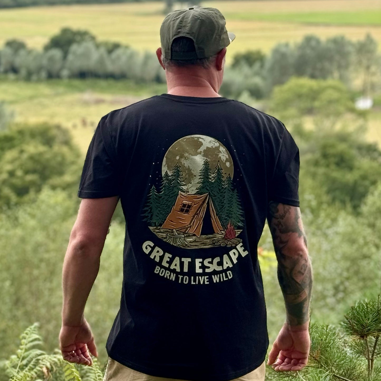Organic Born To Live Wild T-Shirt