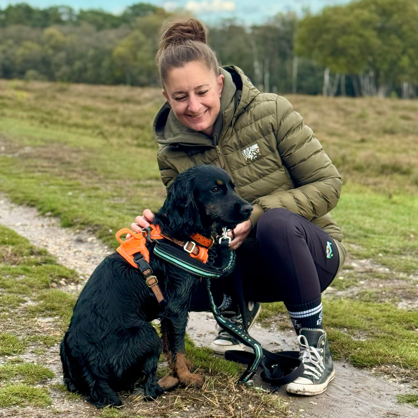 Woman’s Recycled Small Ribbed Padded Khaki Jacket
