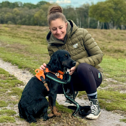 Woman’s Recycled Small Ribbed Padded Khaki Jacket