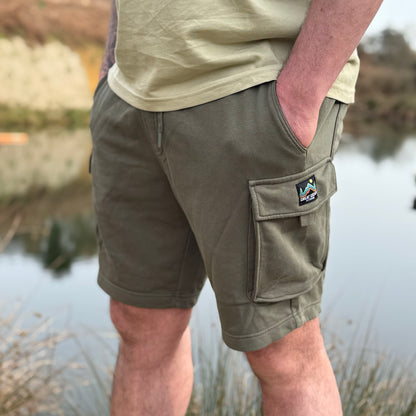 Khaki Logo Shorts