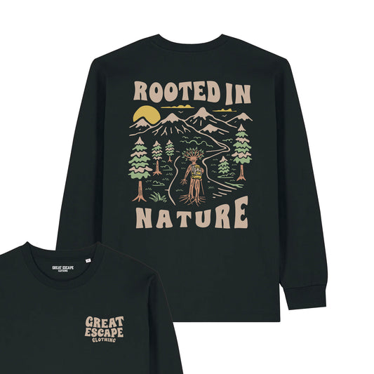 Organic ROOTED IN NATURE Long Sleeve T-Shirt