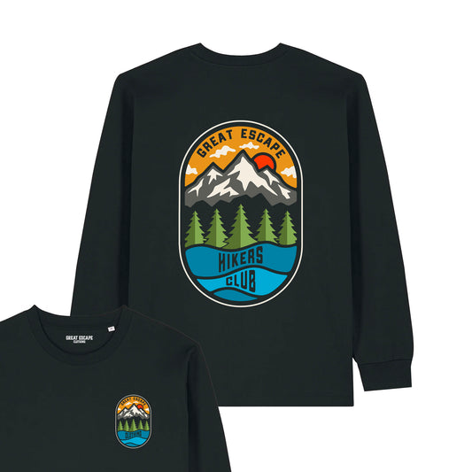 Organic GREAT ESCAPE HIKERS CLUB Long Sleeve T-Shirt