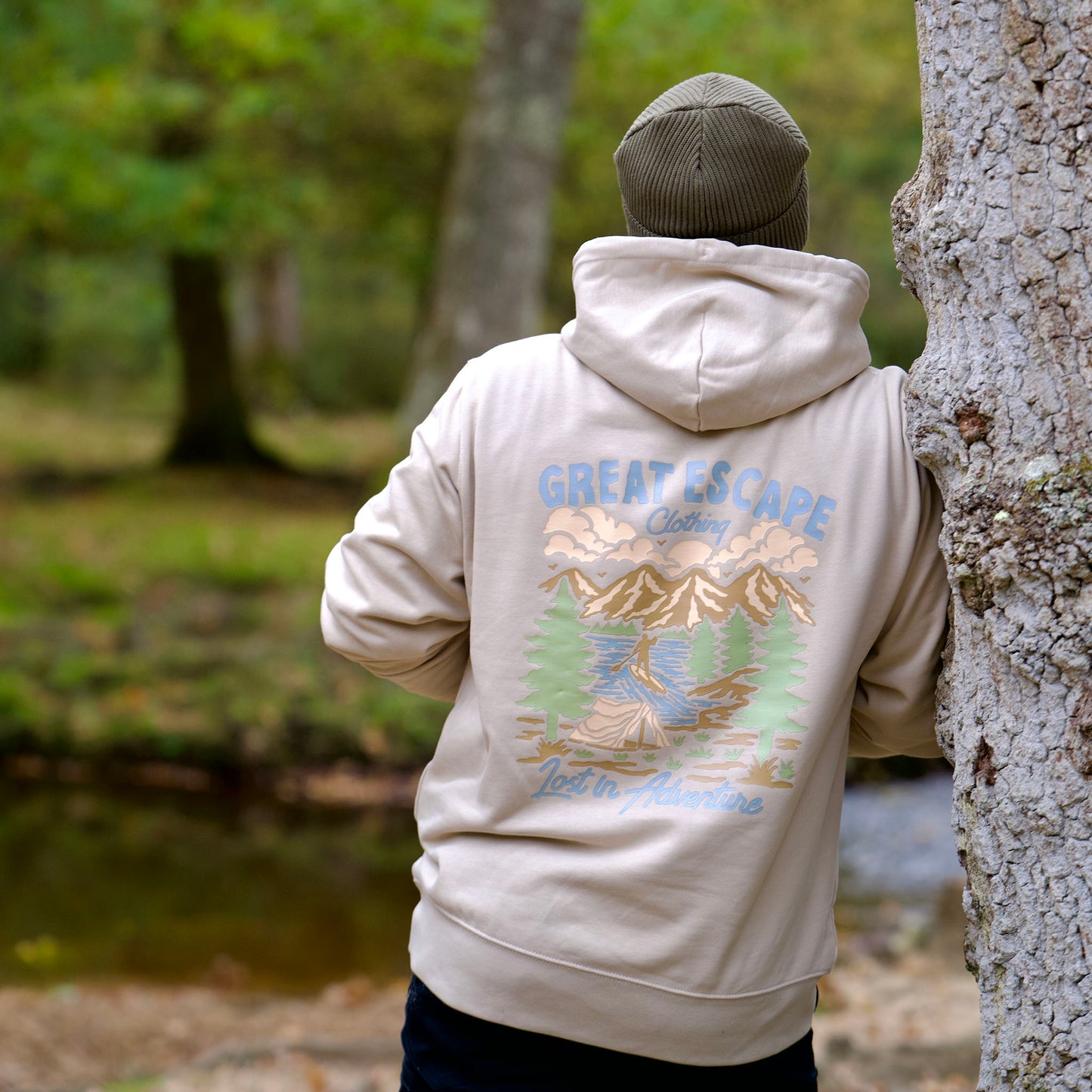 Organic Lost In Adventure Desert Sand Hoodie