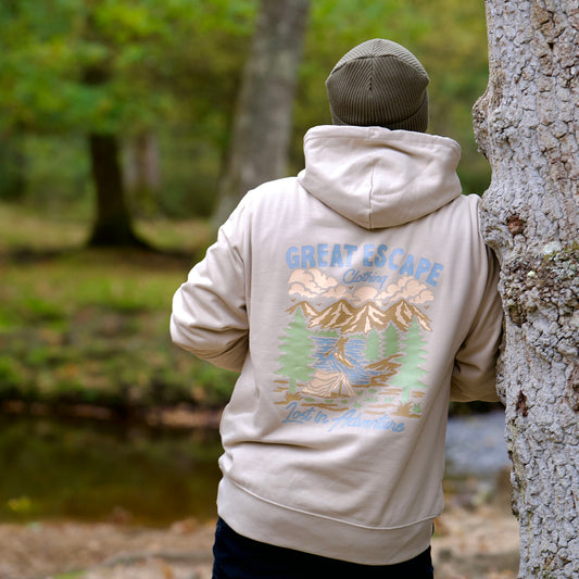 Organic Lost In Adventure Desert Sand Hoodie