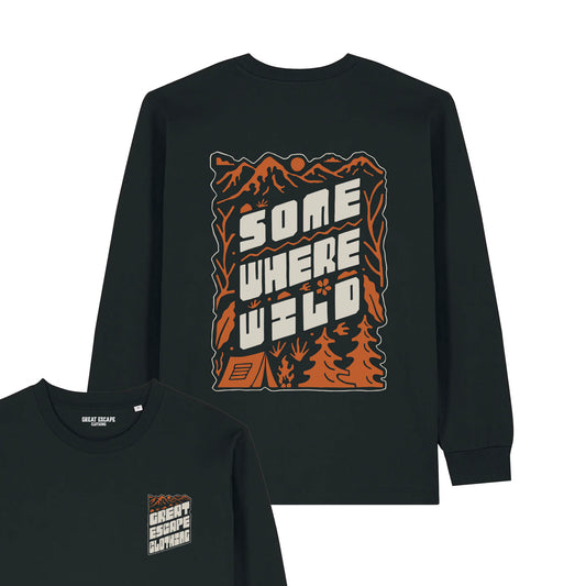 Organic Some Where Wild Long Sleeve T-Shirt