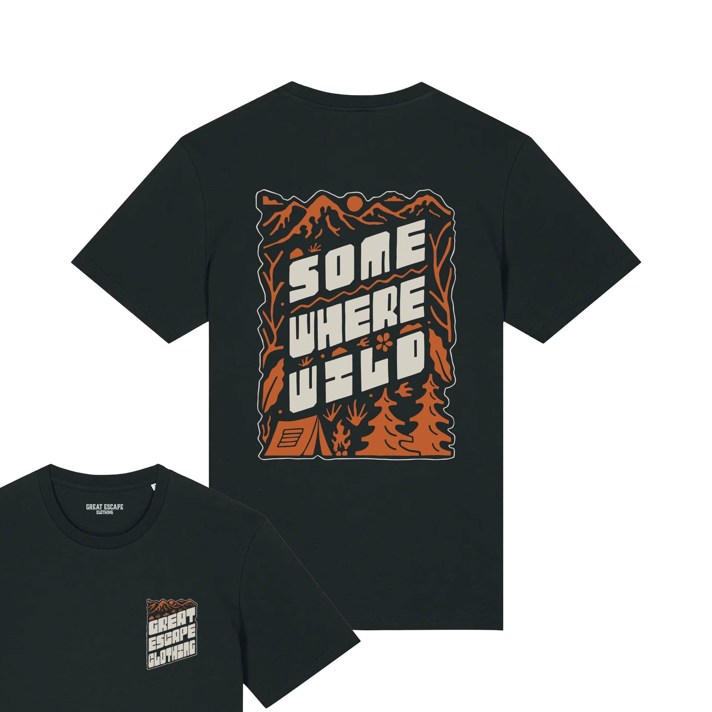 Organic Some Where Wild T-Shirt