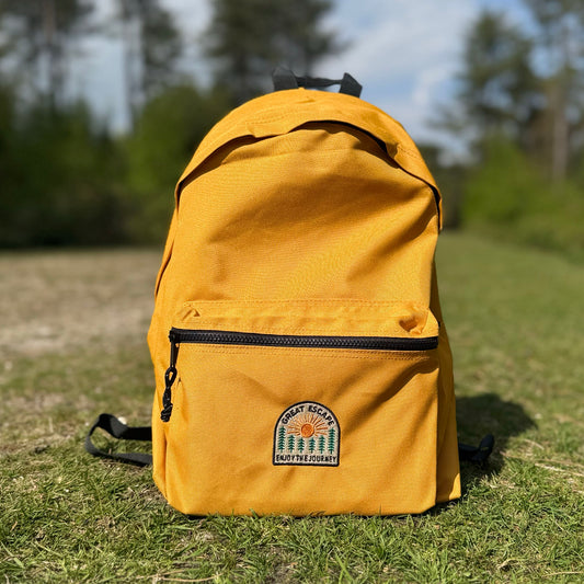 Mustard ENJOY THE JOURNEY Everyday Backpack