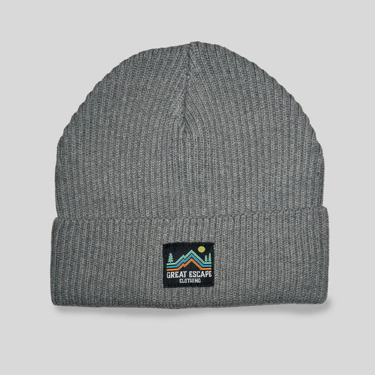 Heather Grey Logo Fisherman Beanie