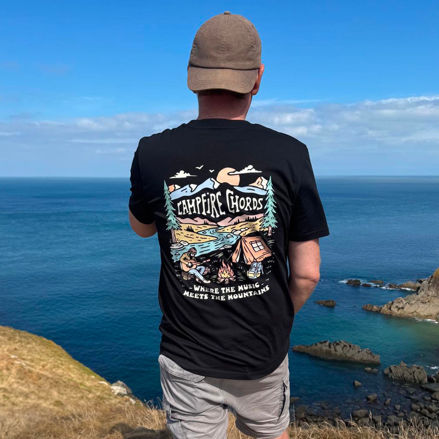 Organic CAMPFIRE CHORDS T-Shirt