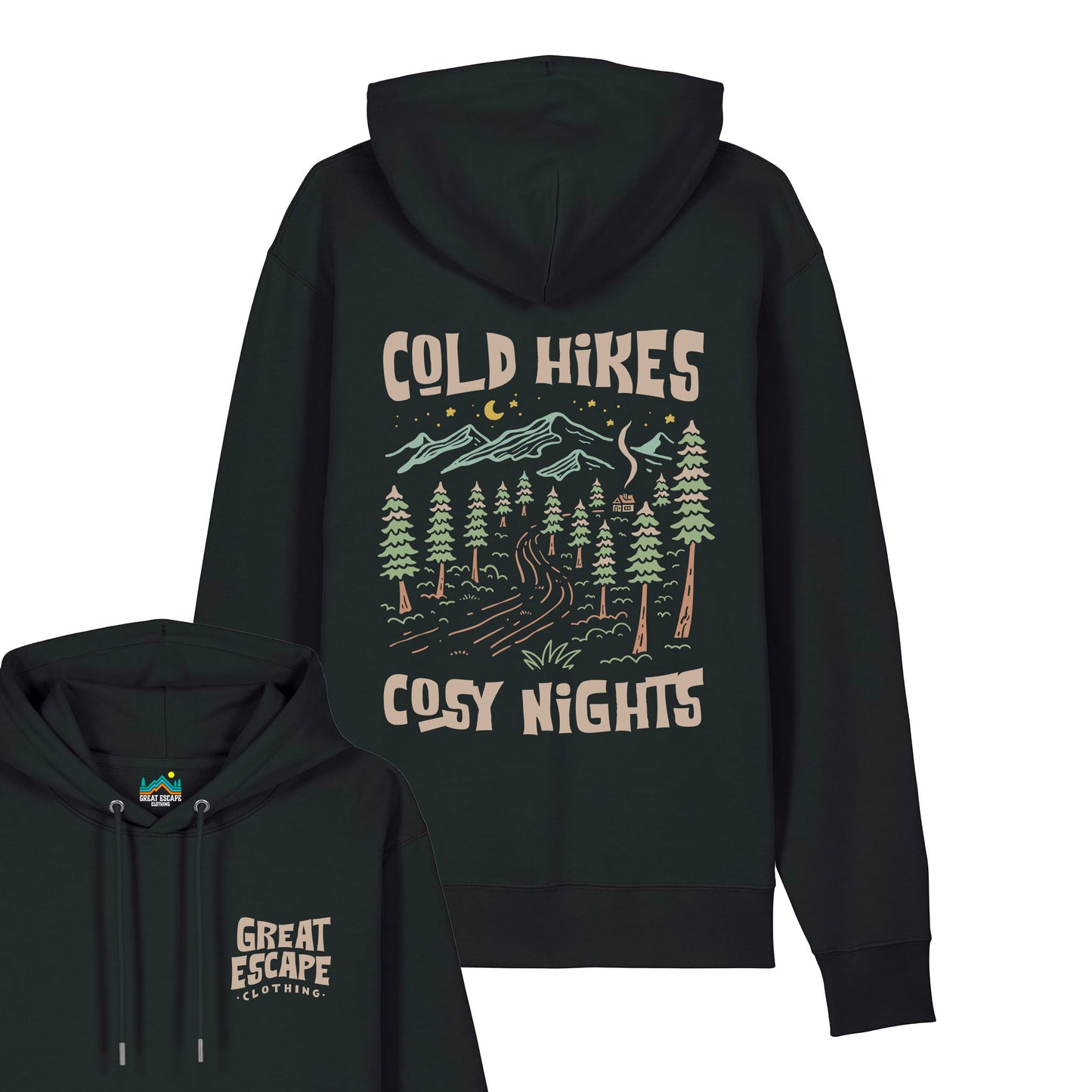 Organic COLD HIKES COSY NIGHTS Hoodie