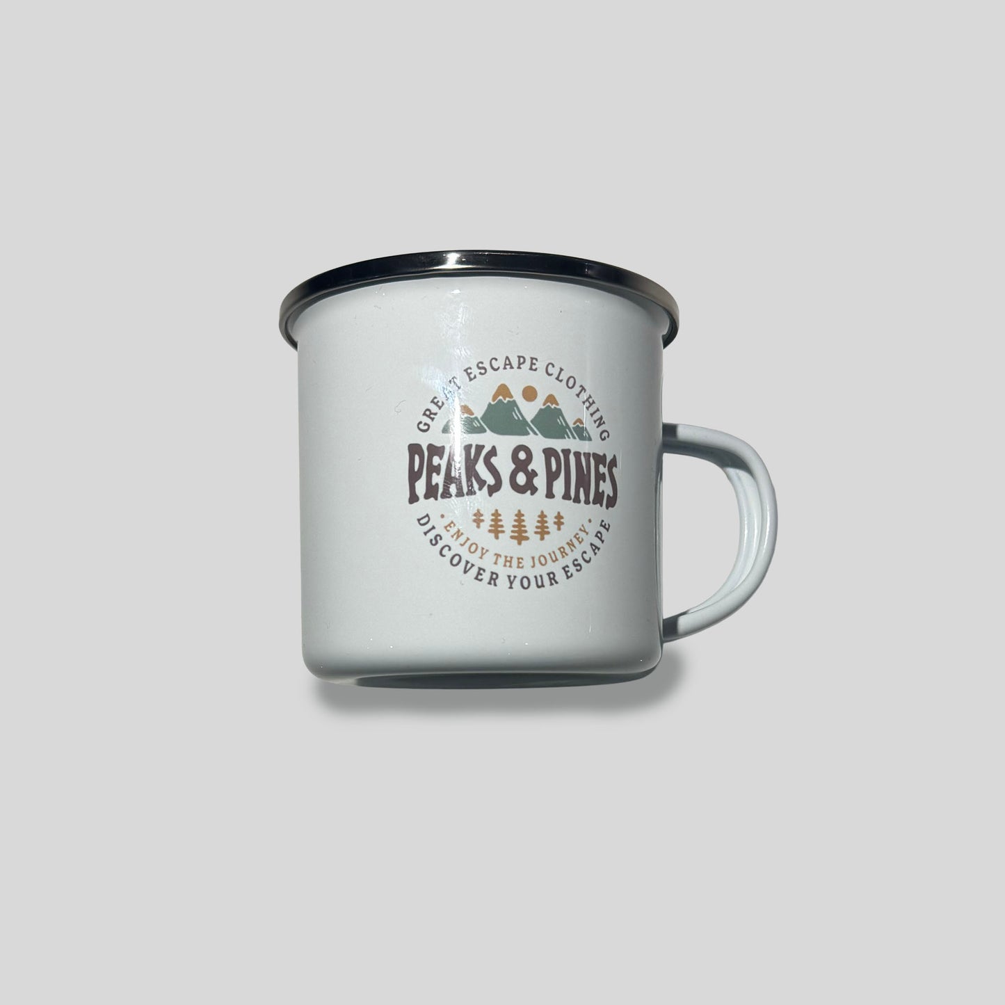 PEAKS & PINES Enamel Mug