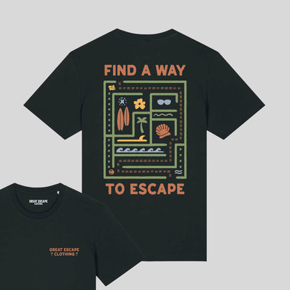 Organic FIND A WAY TO ESCAPE T-Shirt