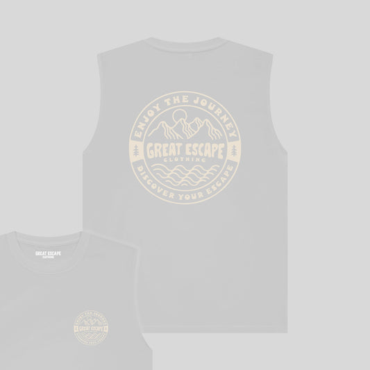 Organic GREAT ESCAPE Slogan Tank Top