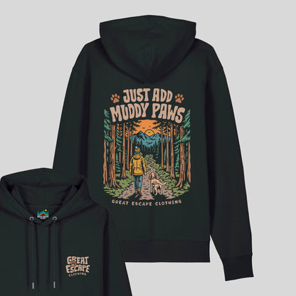 Organic JUST ADD MUDDY PAWS Hoodie