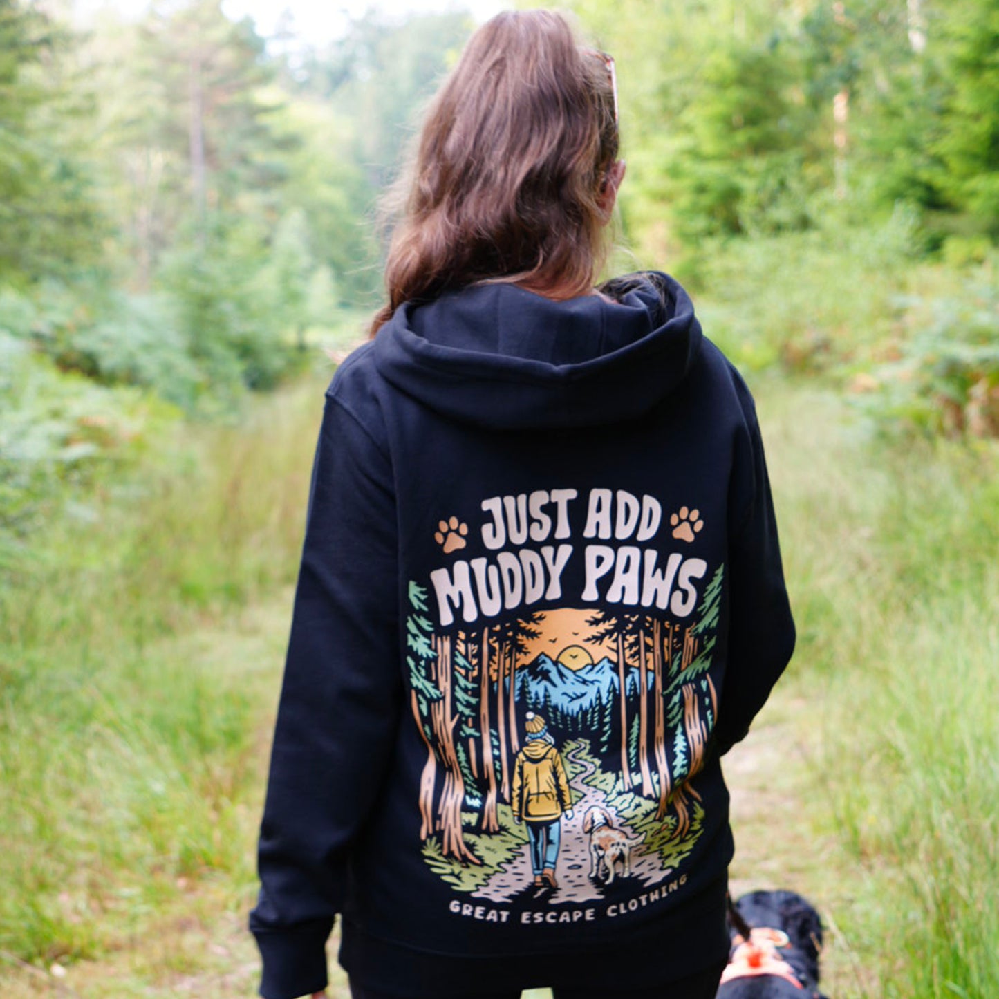 Organic JUST ADD MUDDY PAWS Hoodie