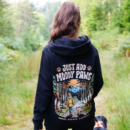 Organic JUST ADD MUDDY PAWS Hoodie