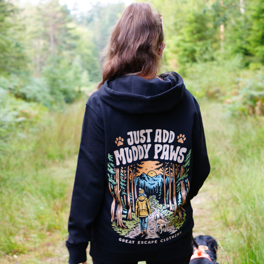 Organic JUST ADD MUDDY PAWS Hoodie