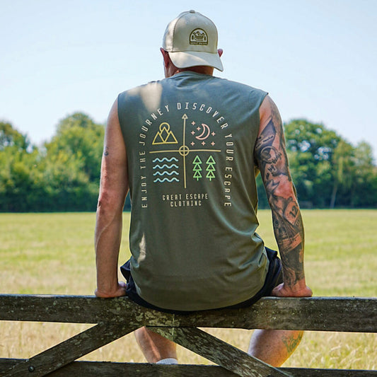 Organic Enjoy The Journey… Discover Your ESCAPE Tank Top